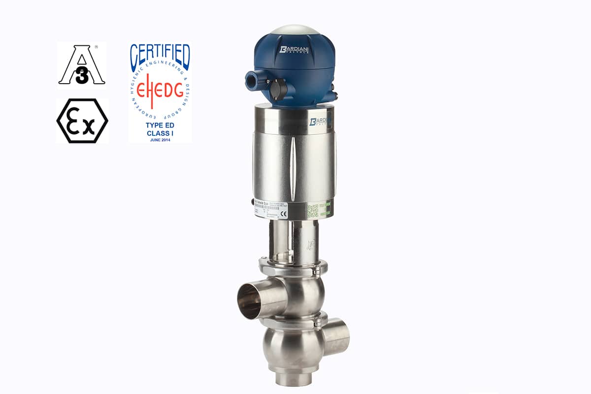 válvula sanitaria automática Bardiani BBZP