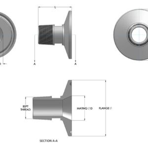 Adaptadores roscados Clamp