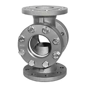 Mirilla tubular doble para montar en línea