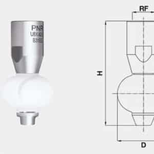 CABEZAL GIRATORIO MONO-AXIAL MDT PNR UBX
